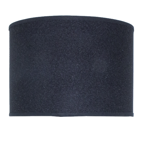 Pantalla negra cilíndrica para velador medidas 20x20x16